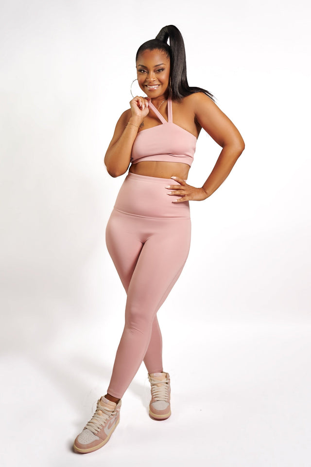 April Daniels SS23 Blush Leggings + Mesh - SewSewYou