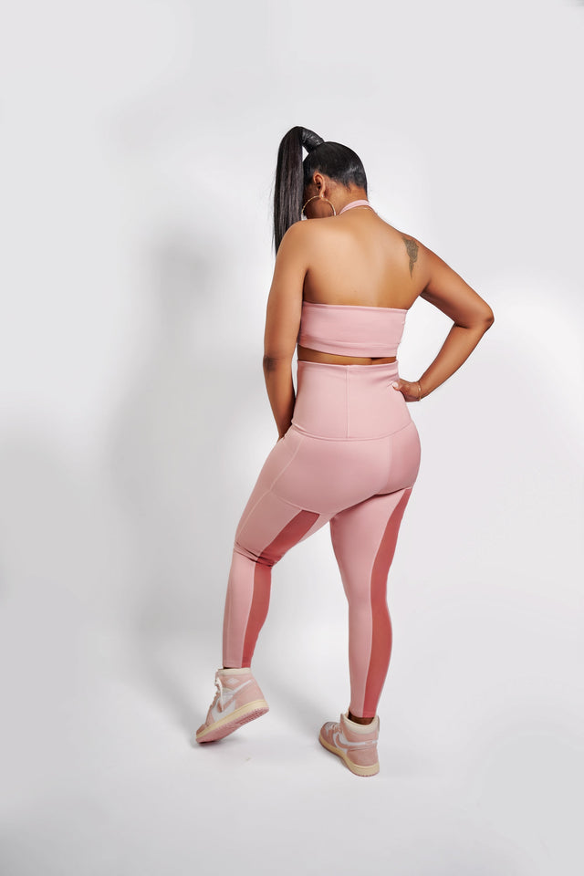 April Daniels SS23 Blush Leggings + Mesh - SewSewYou