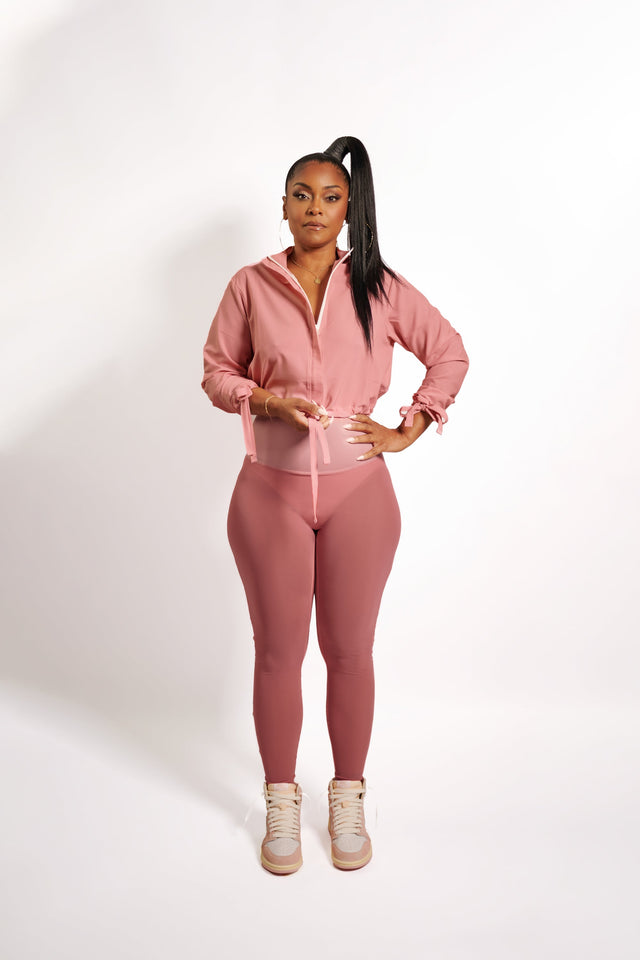 April Daniels SS23 Blush Mesh Leggings - SewSewYou