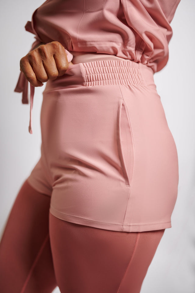 April Daniels SS23 Blush Windbreaker Shorts - SewSewYou