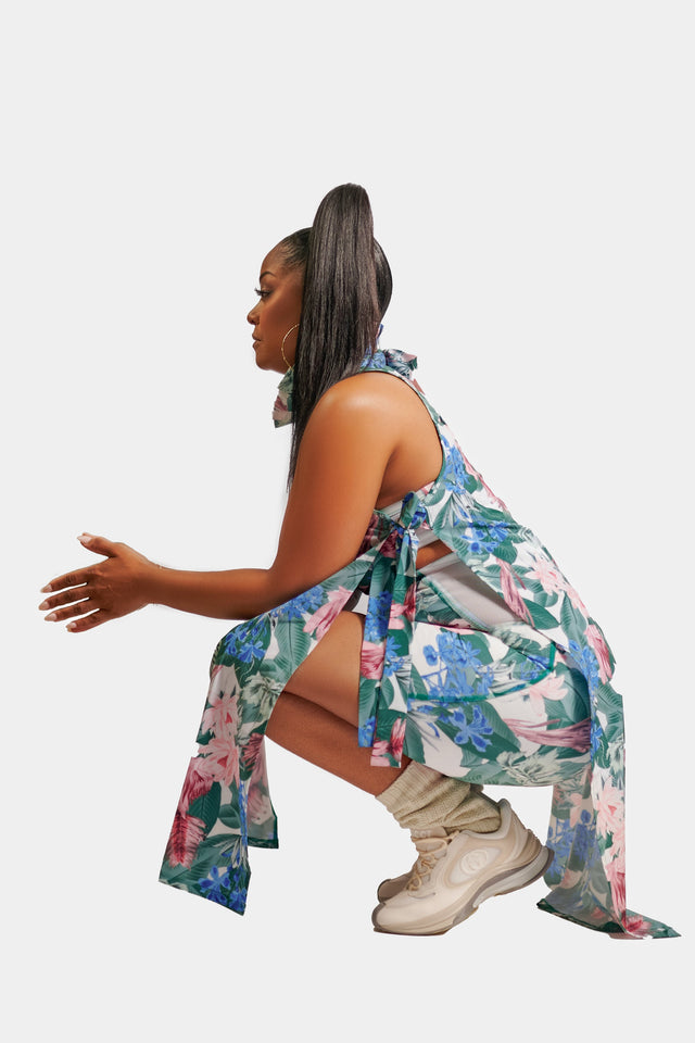 April Daniels SS23 Floral Apron Top - SewSewYou