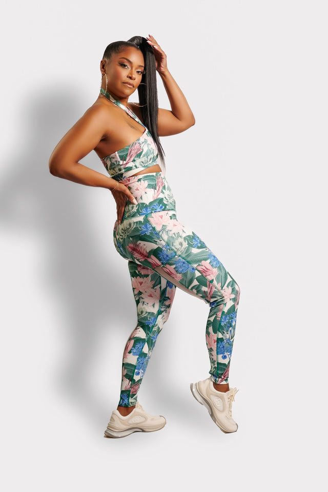 April Daniels SS23 Floral Leggings + Mesh - SewSewYou