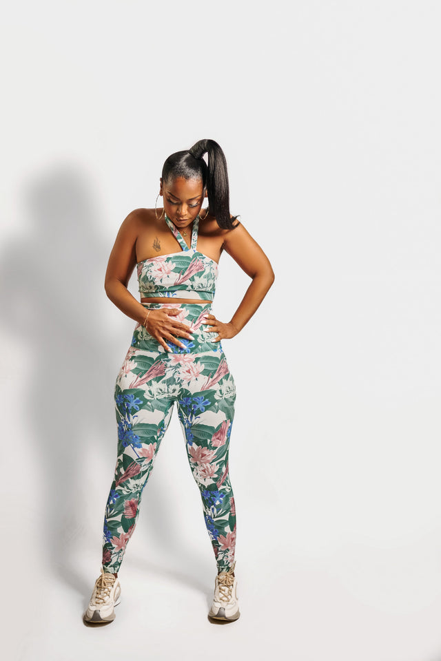 April Daniels SS23 Floral Leggings + Mesh - SewSewYou