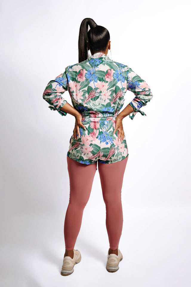 April Daniels SS23 Floral Windbreaker Jacket - SewSewYou