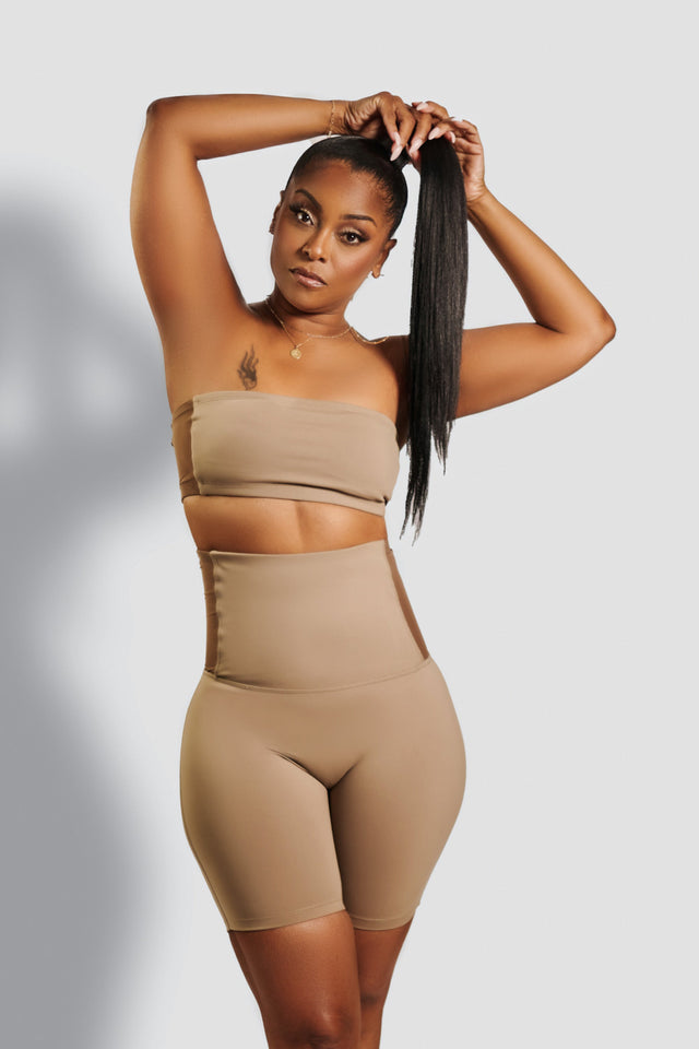 April Daniels SS23 Mocha Bandeau Top - SewSewYou