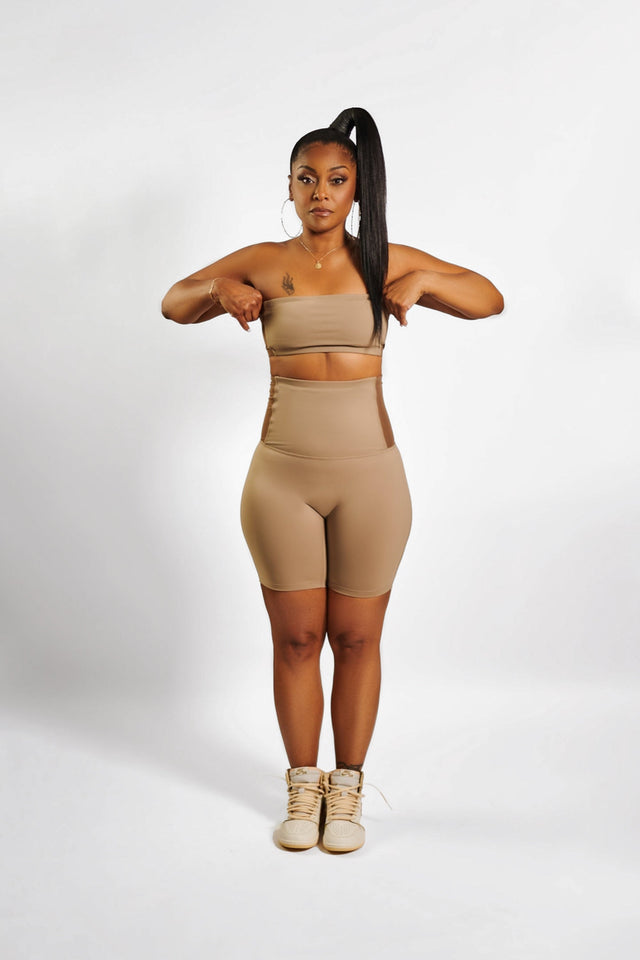 April Daniels SS23 Mocha Bandeau Top - SewSewYou