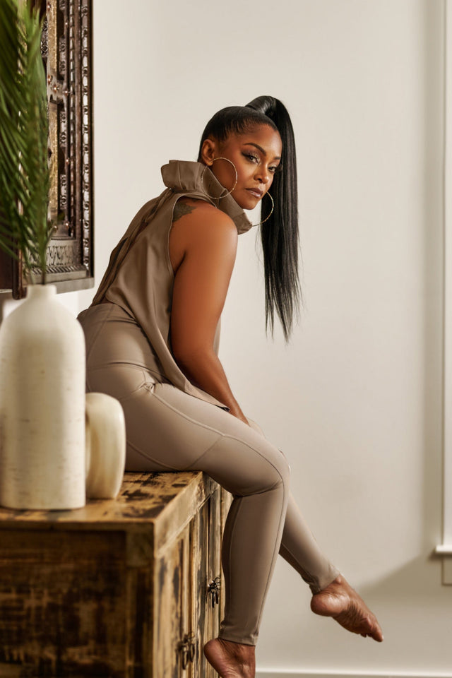 April Daniels SS23 Mocha Leggings + Crisscross - SewSewYou