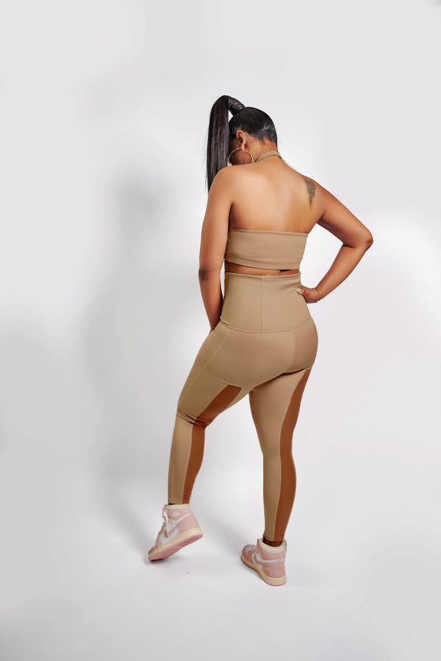 April Daniels SS23 Mocha Leggings + Mesh - SewSewYou