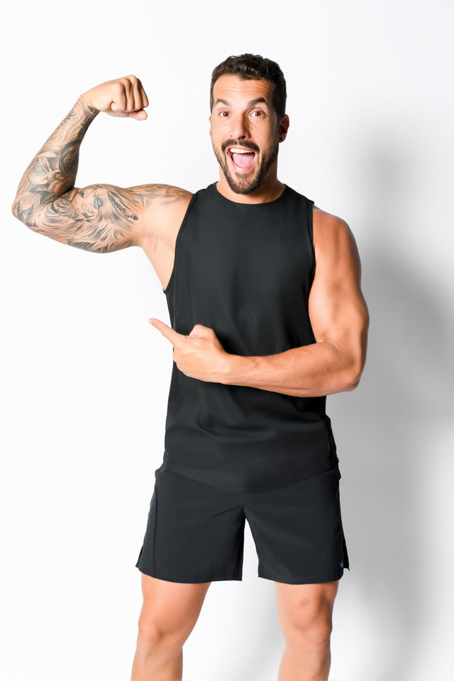 Black Active Sleeveless - SewSewYou