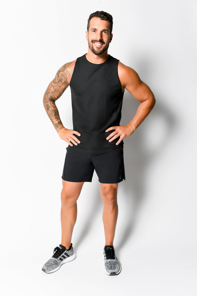 Black Active Sleeveless - SewSewYou