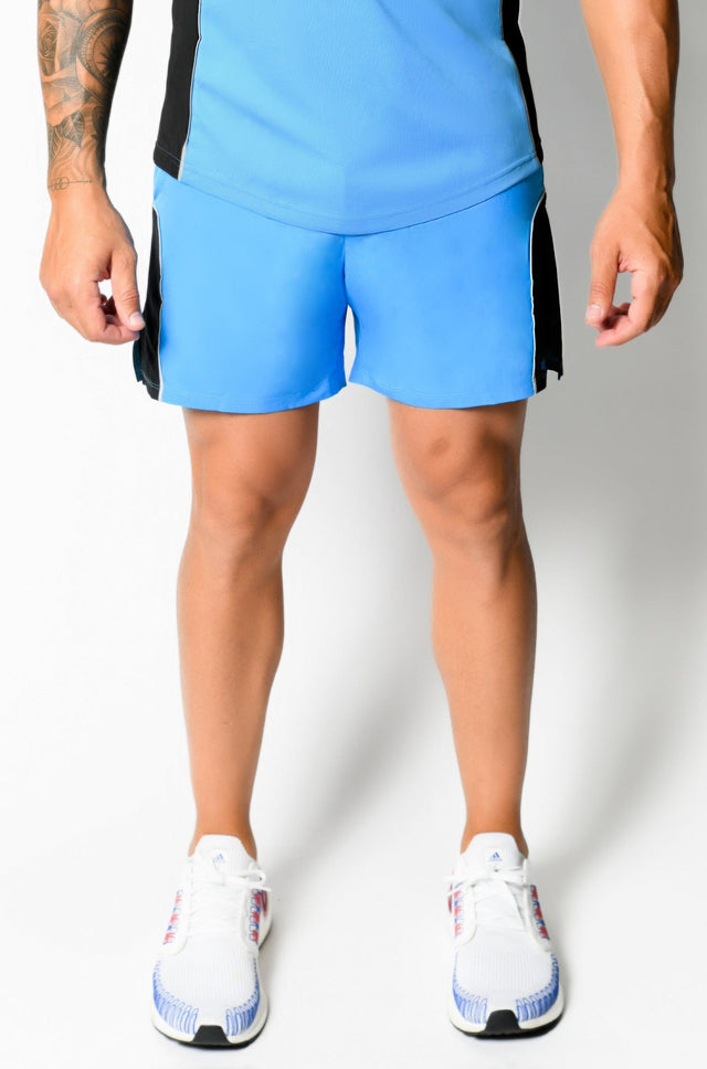 Blue/Black Active Shorts - SewSewYou