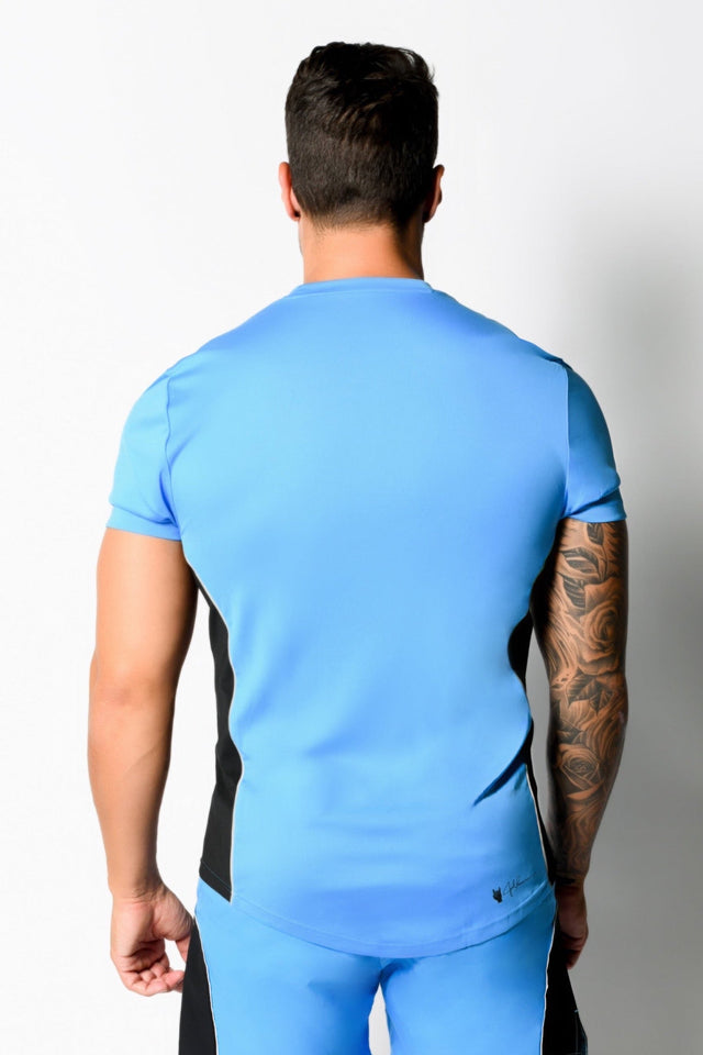 Blue/Black Active Tee - SewSewYou