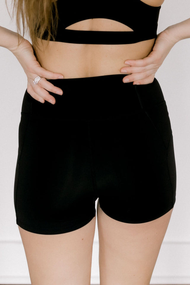 Body by Beezly SS22 Black Shorts - SewSewYou