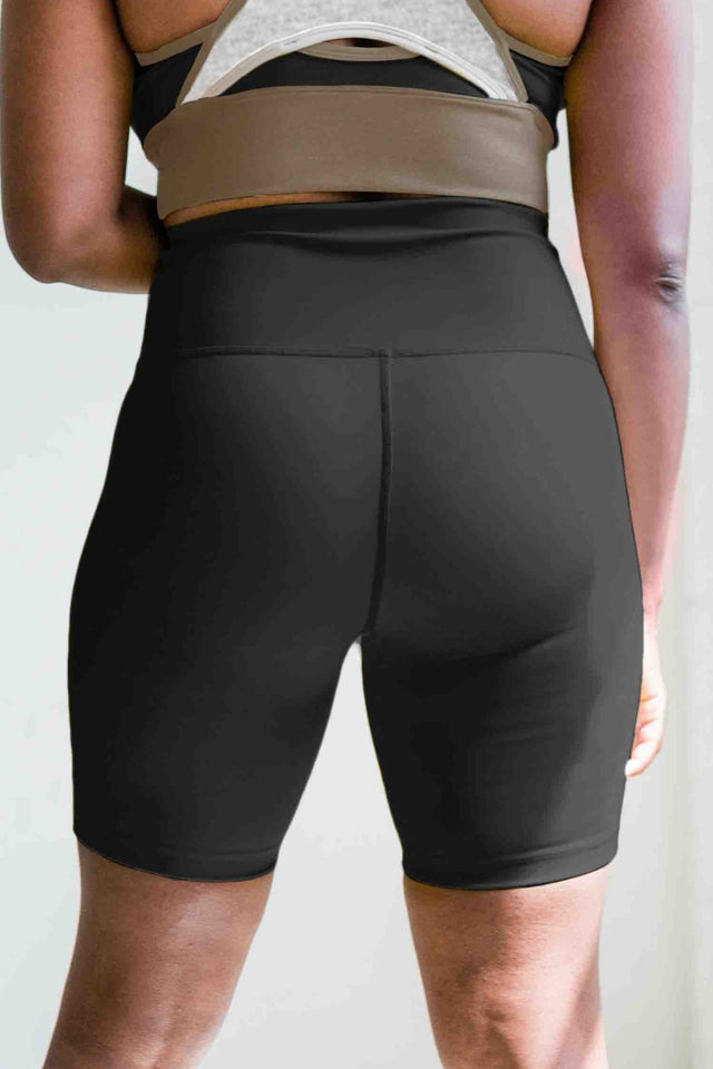 BOON SS22 Black Biker Shorts - SewSewYou