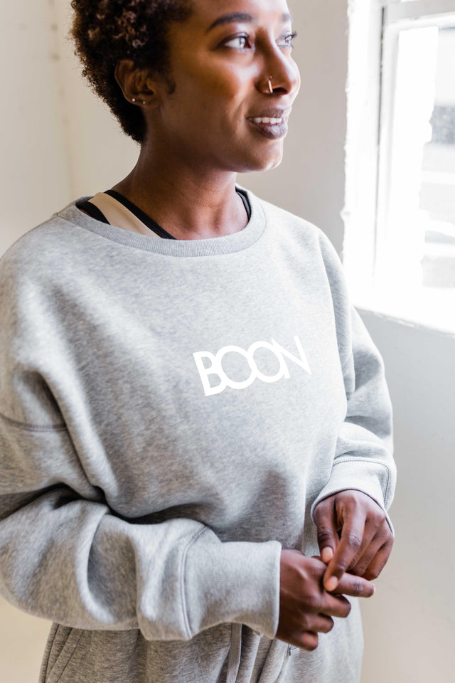 BOON SS22 Grey Sweat Top - SewSewYou