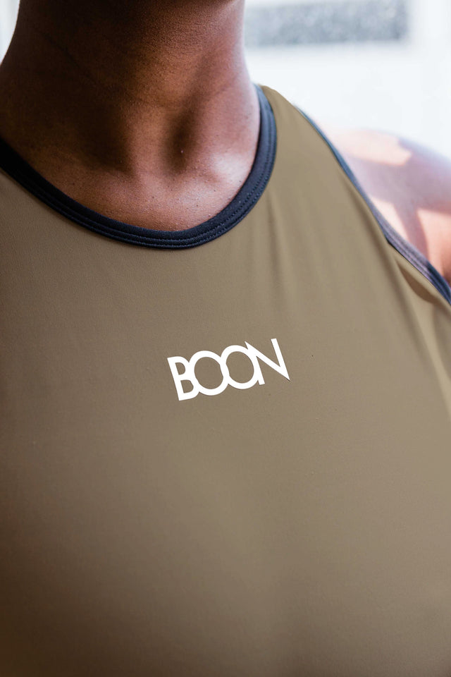 BOON SS22 Rusty Tan Sports Bra - SewSewYou