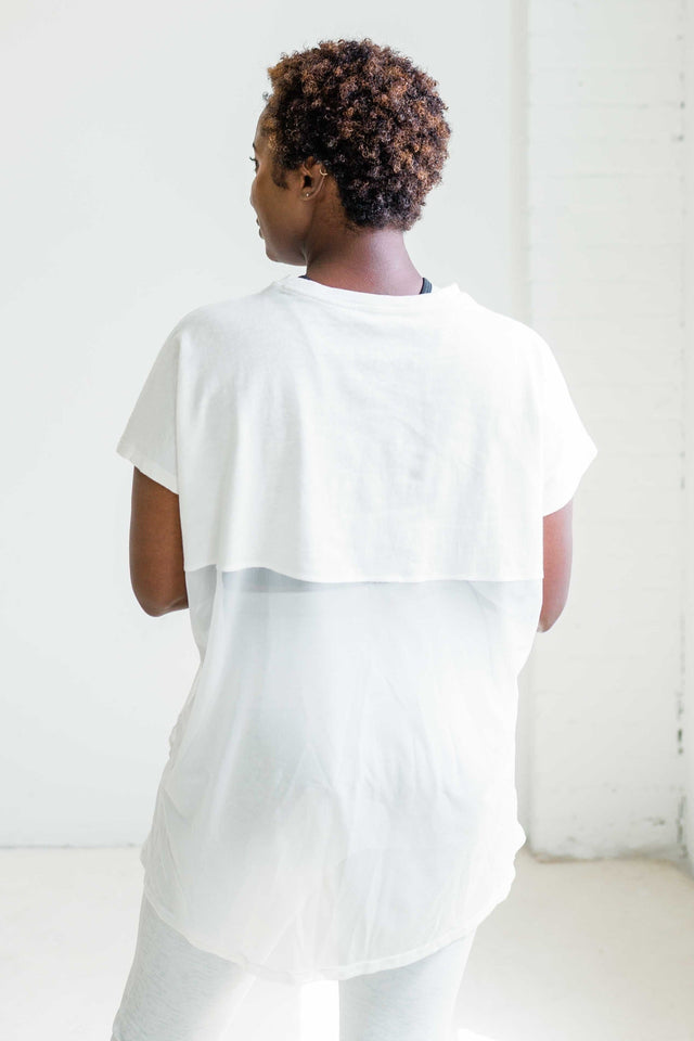 BOON SS22 White Oversized T-Shirt - SewSewYou