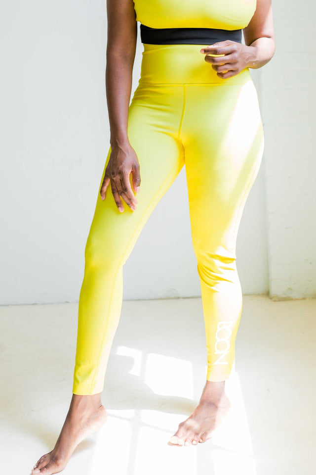 BOON SS22 Yellow Leggings - SewSewYou