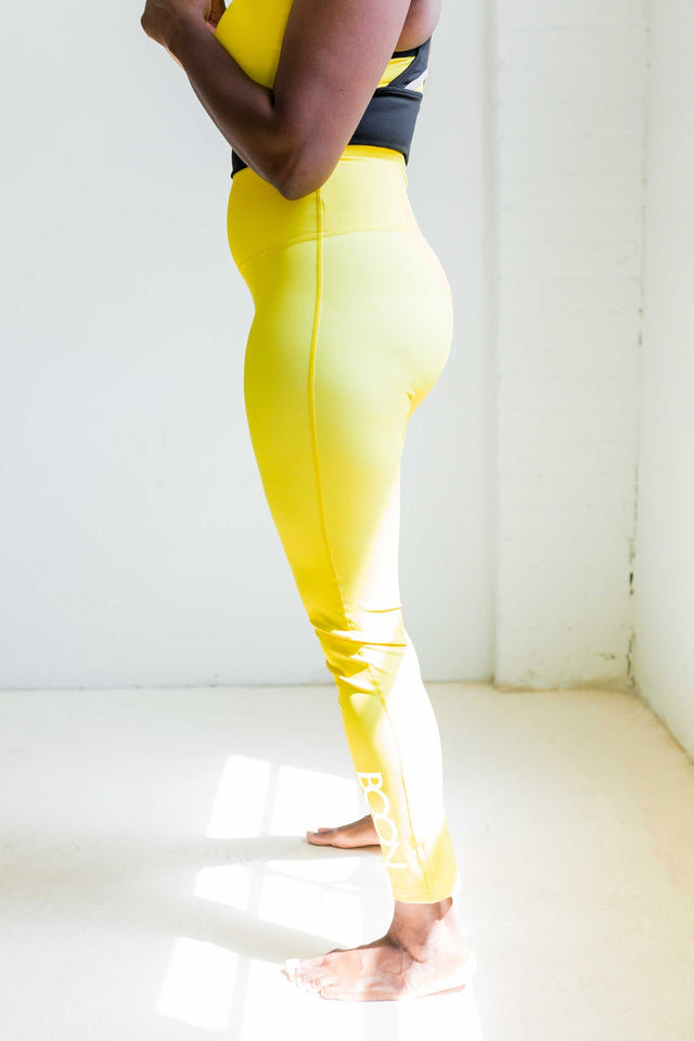 BOON SS22 Yellow Leggings - SewSewYou