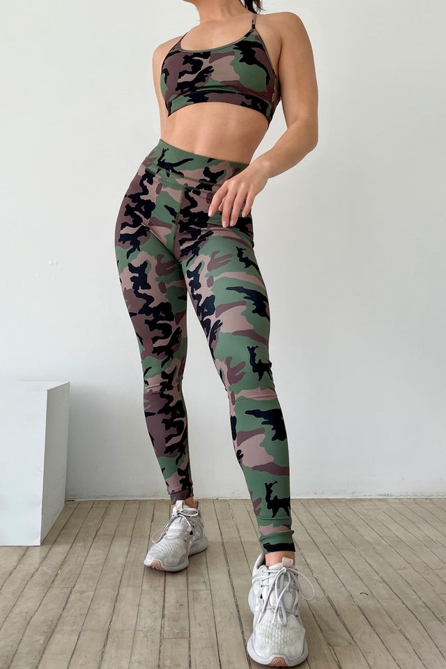 Born to Sweat SS21 - Camouflage Leggings - SewSewYou