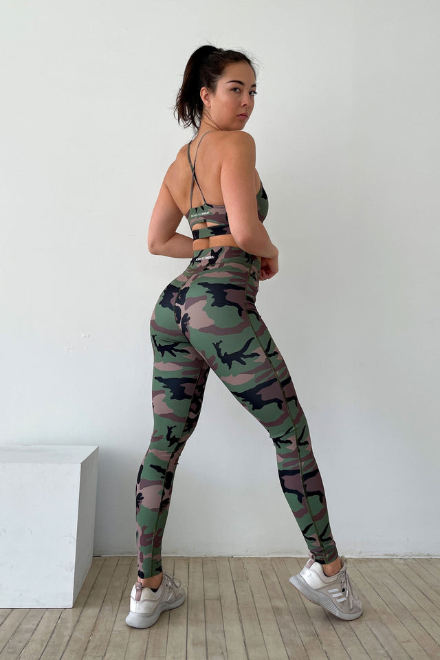 Born to Sweat SS21 - Camouflage Leggings - SewSewYou