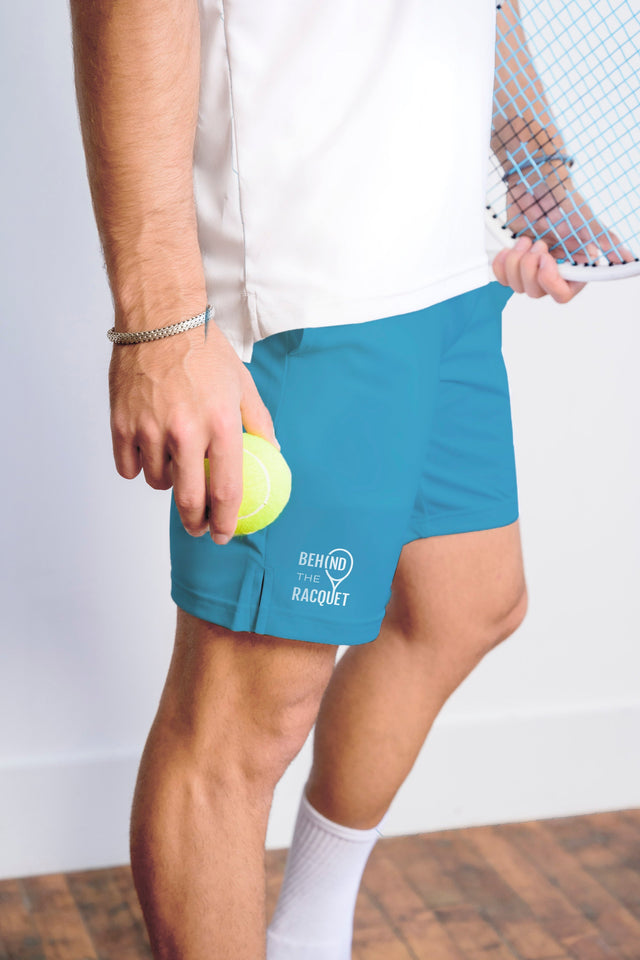 BTR Cyan Tennis Shorts - SewSewYou