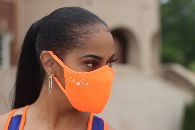 Elements Fashion Mask - Neon Orange - SewSewYou