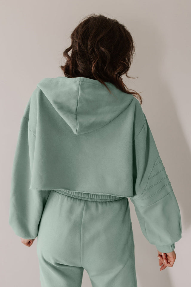 Elevate SS22 Comeback Green Bay Cropped Hoodie - SewSewYou