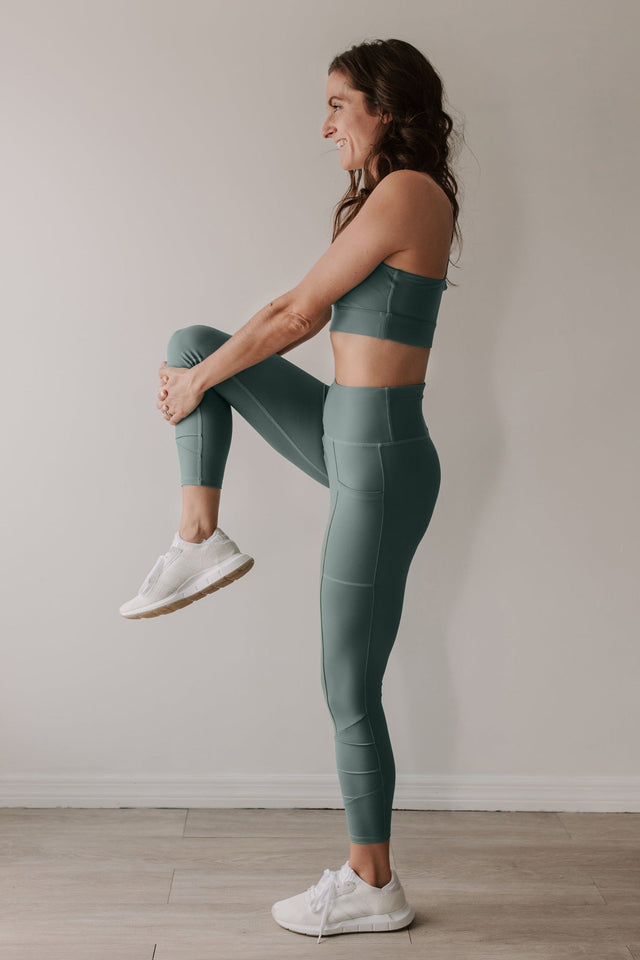 Elevate SS22 Comeback Green Bay Leggings - SewSewYou