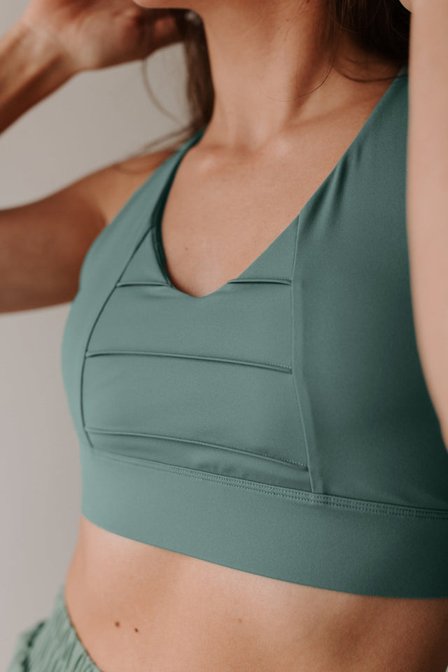 Elevate SS22 Comeback Green Bay Sports Bra - SewSewYou