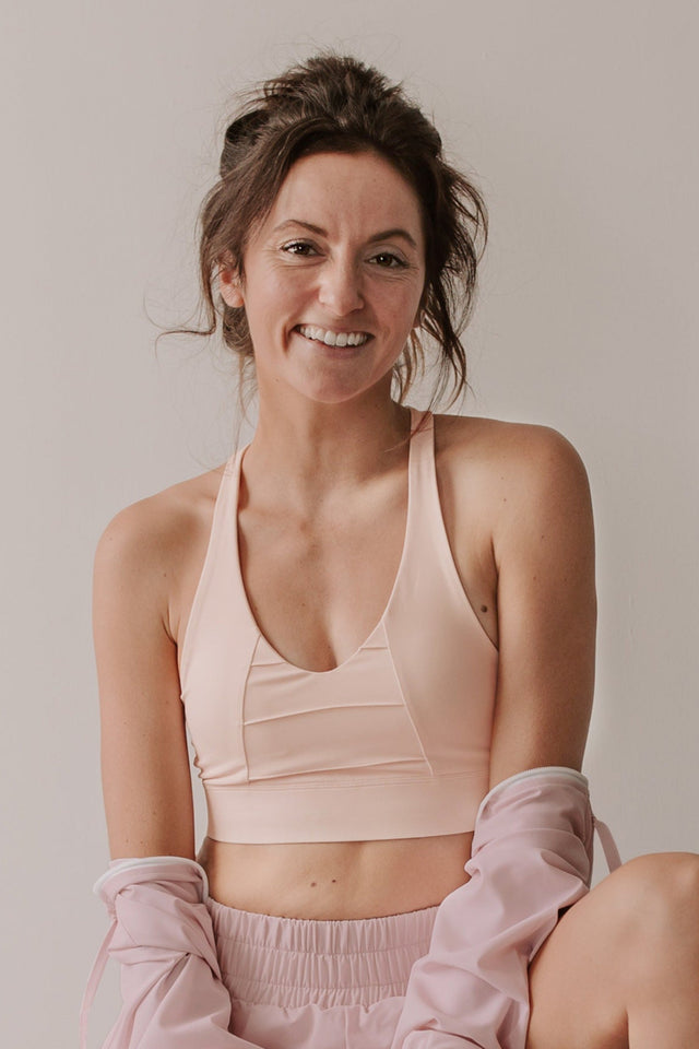 Elevate SS22 Comeback Lt. Pink Sports Bra - SewSewYou