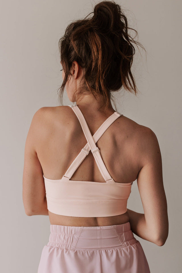 Elevate SS22 Comeback Lt. Pink Sports Bra - SewSewYou