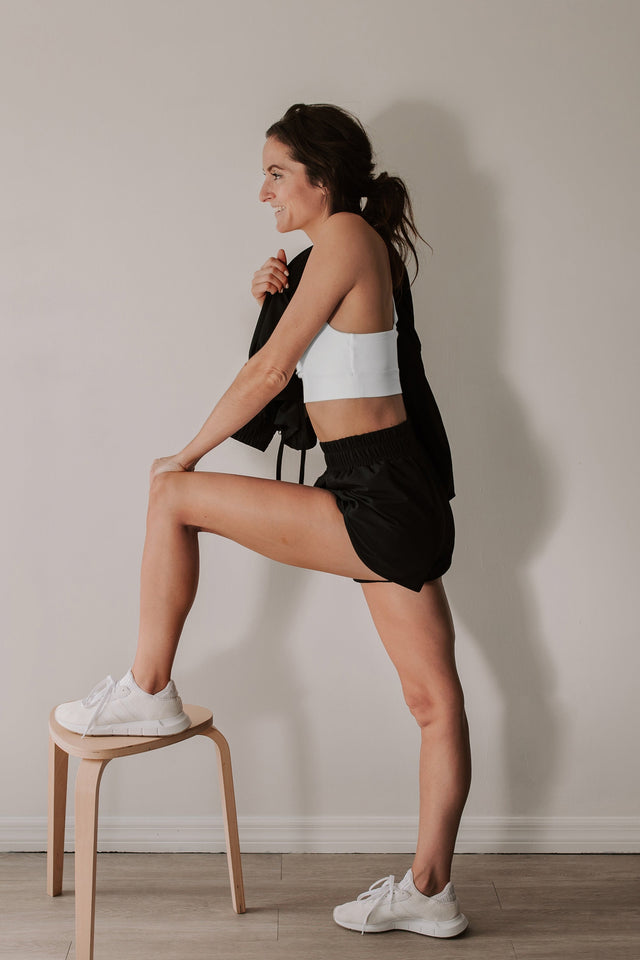 Elevate SS22 Comeback White Sports Bra - SewSewYou