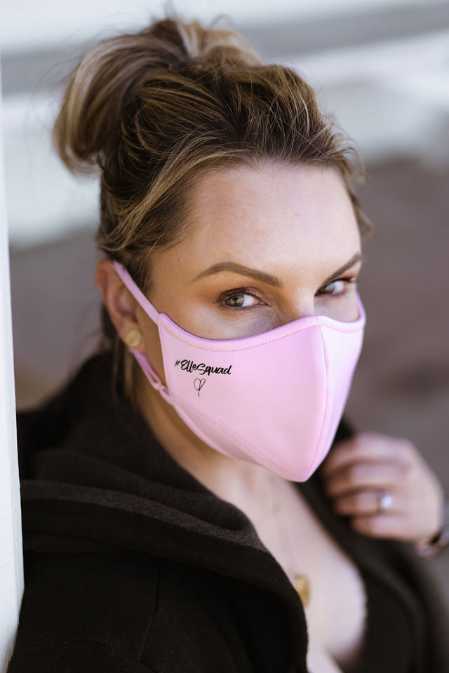 Elle Squad Adjustable Mask - Pink - SewSewYou