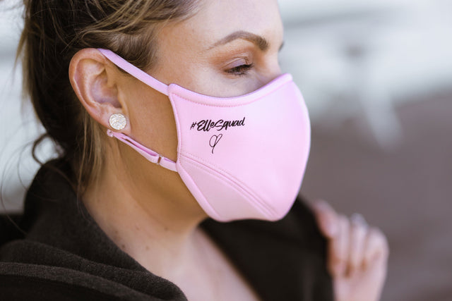 Elle Squad Adjustable Mask - Pink - SewSewYou