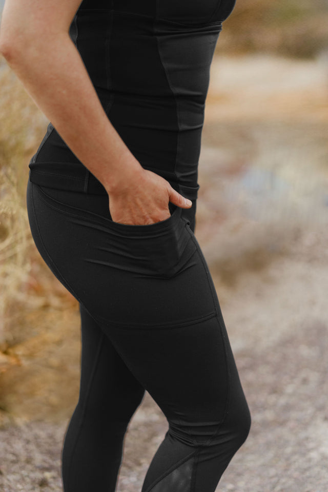 Elle Squad Leggings - All Black - SewSewYou