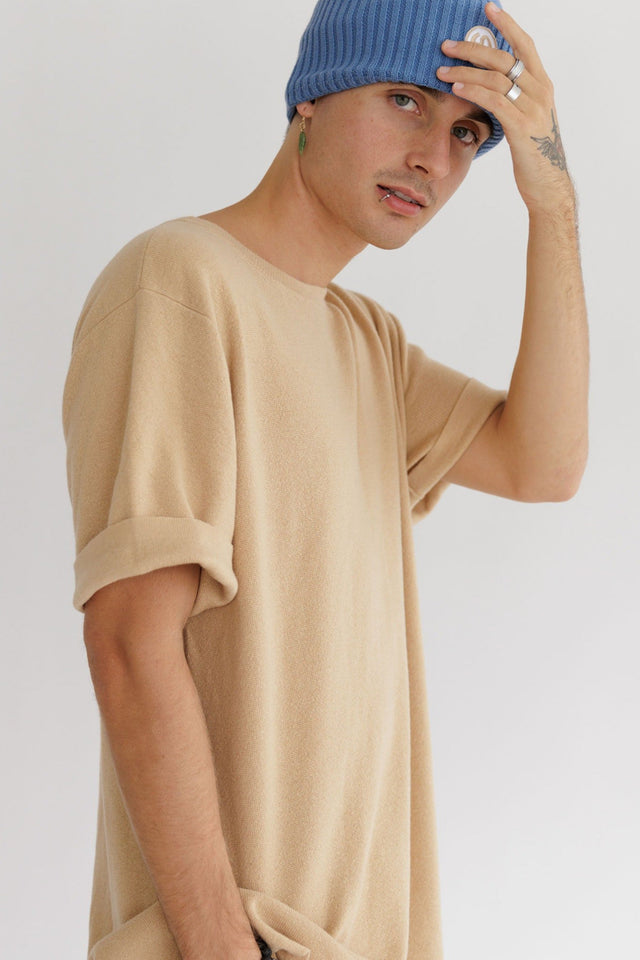 Ephina AW21 Collection Chamois Oversized T-Shirt - SewSewYou