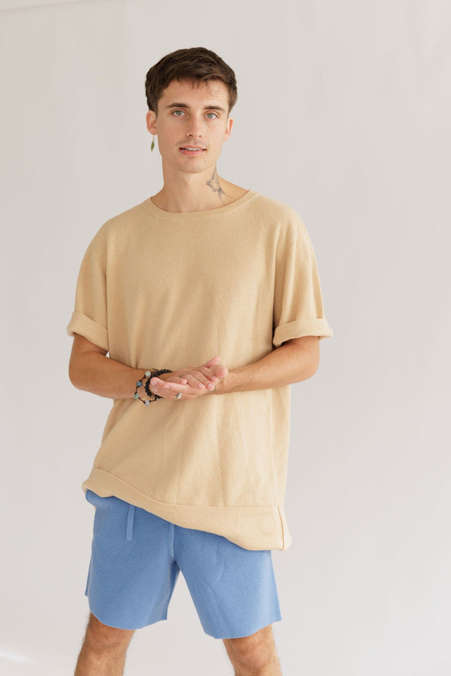 Ephina AW21 Collection Chamois Oversized T-Shirt - SewSewYou