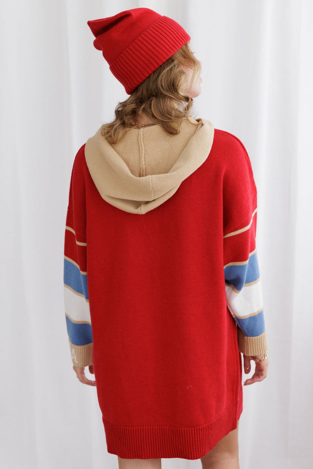 Ephina AW21 Collection Crimson Hoodie - SewSewYou