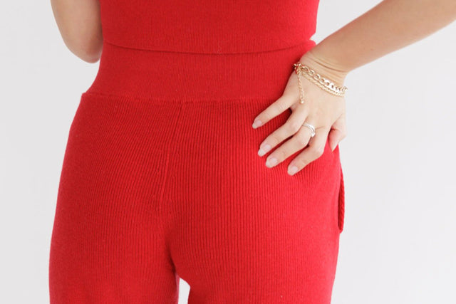 Ephina AW21 Collection Crimson Lounge Pants - SewSewYou