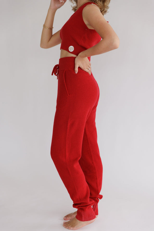 Ephina AW21 Collection Crimson Lounge Pants - SewSewYou