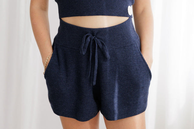 Ephina AW21 Collection Indigo Lounge Ladies Shorts - SewSewYou