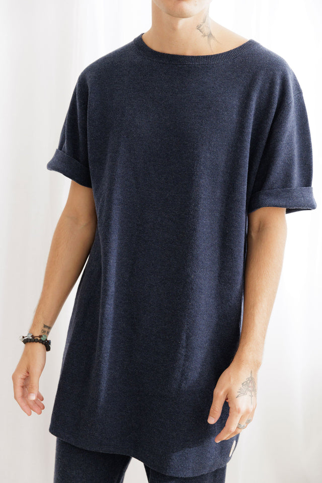 Ephina AW21 Collection Indigo Oversized T-Shirt - SewSewYou