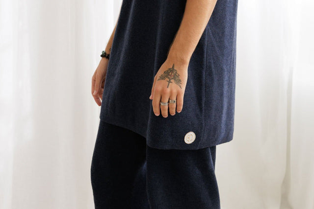 Ephina AW21 Collection Indigo Oversized T-Shirt - SewSewYou