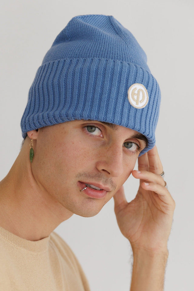 Ephina AW21 Collection Indigo Wash Beanie - SewSewYou