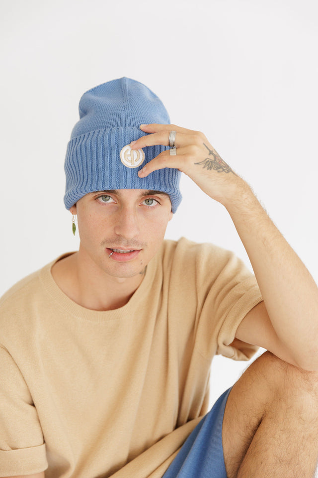 Ephina AW21 Collection Indigo Wash Beanie - SewSewYou