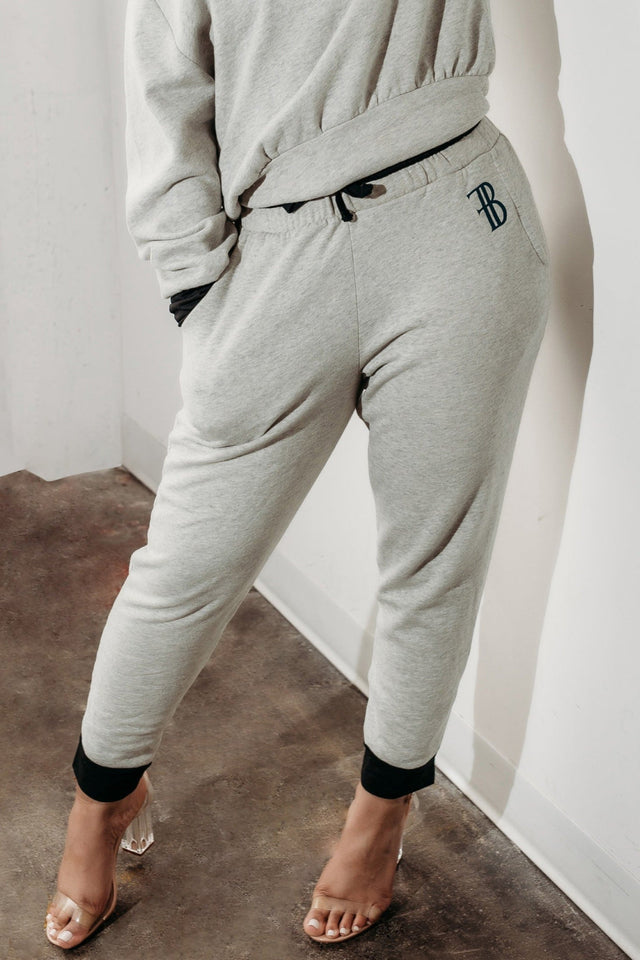 Fearless Belle SS22 Grey Jogger Pants - SewSewYou