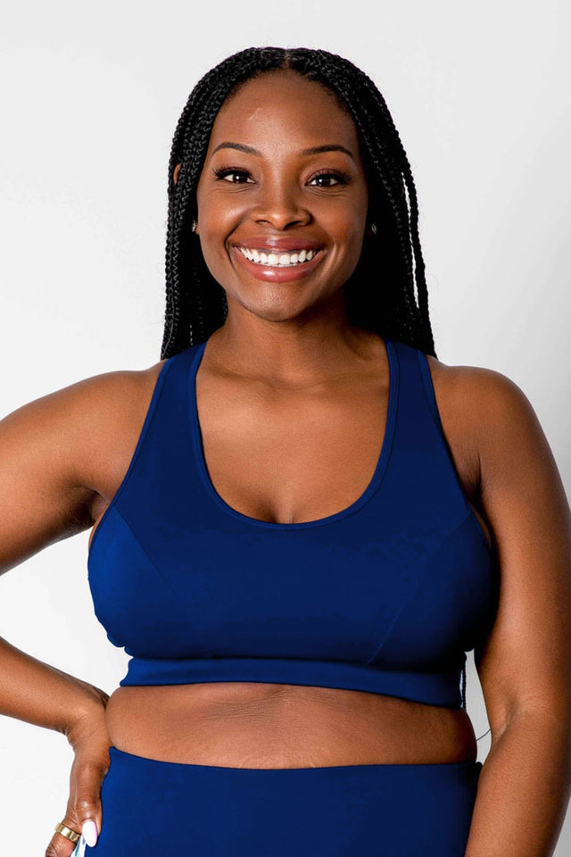 GFix Active Freedom SS22 Royal Blue Sports Bra - SewSewYou