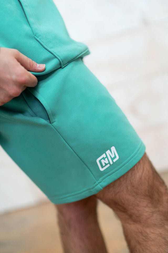 Green 5" Sweat Shorts - SewSewYou