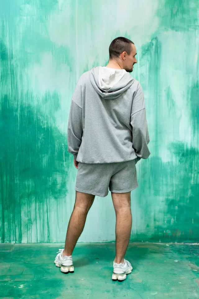 Grey 5" Sweat Shorts - SewSewYou